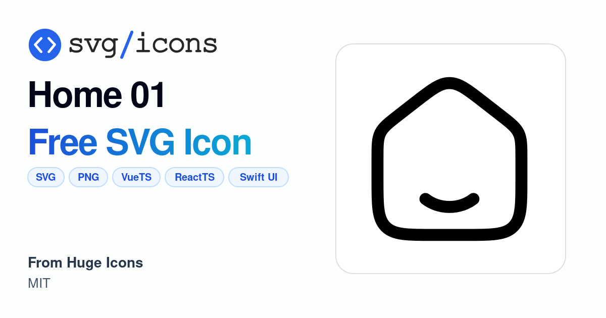 Home-01 SVG Icon - Free Home-01 PNG & SVG Download