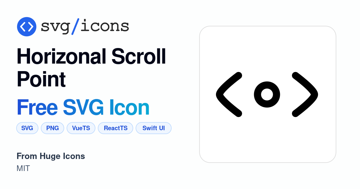 Horizonal-scroll-point SVG Icon - Free Horizonal-scroll-point PNG & SVG ...