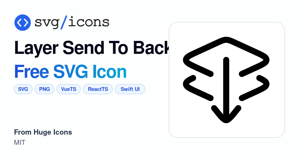 Layer-send-to-back SVG Icon - Free Layer-send-to-back PNG & SVG Download