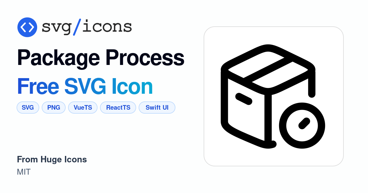 Package-process SVG Icon - Free Package-process PNG & SVG Download