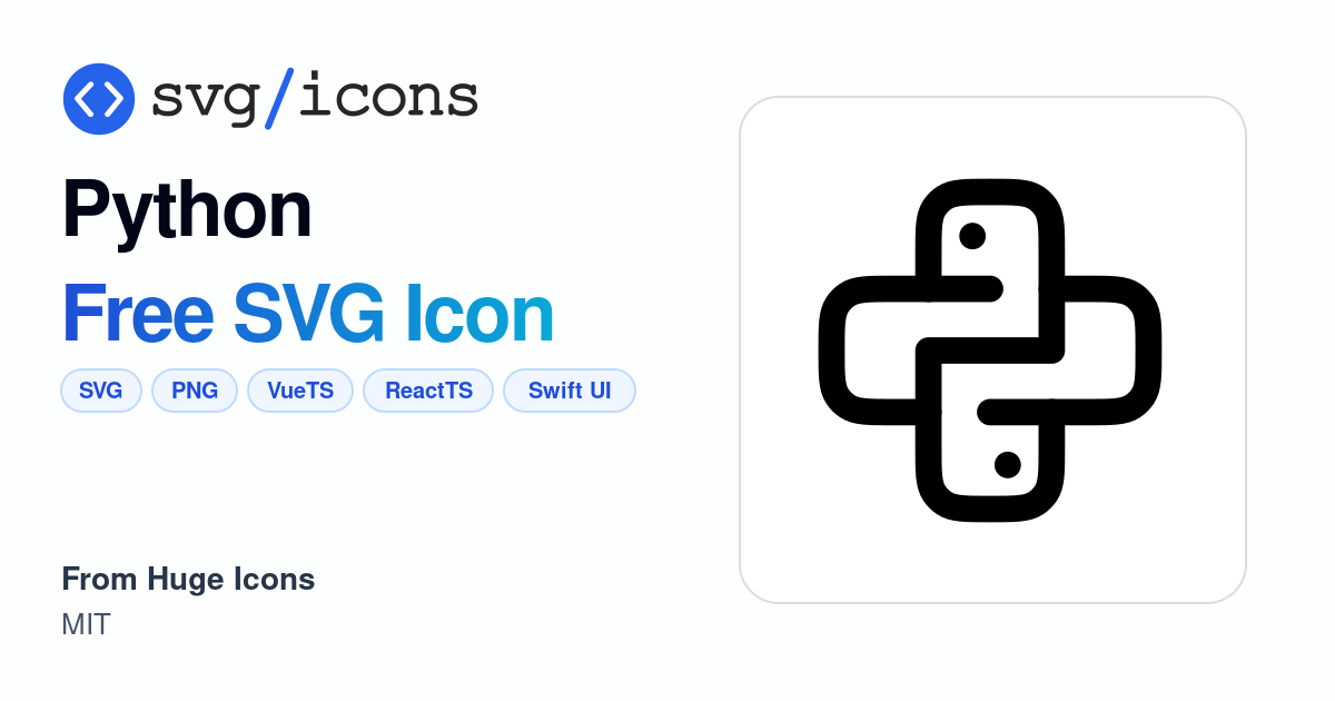 Python SVG Icon - Free Python PNG & SVG Download