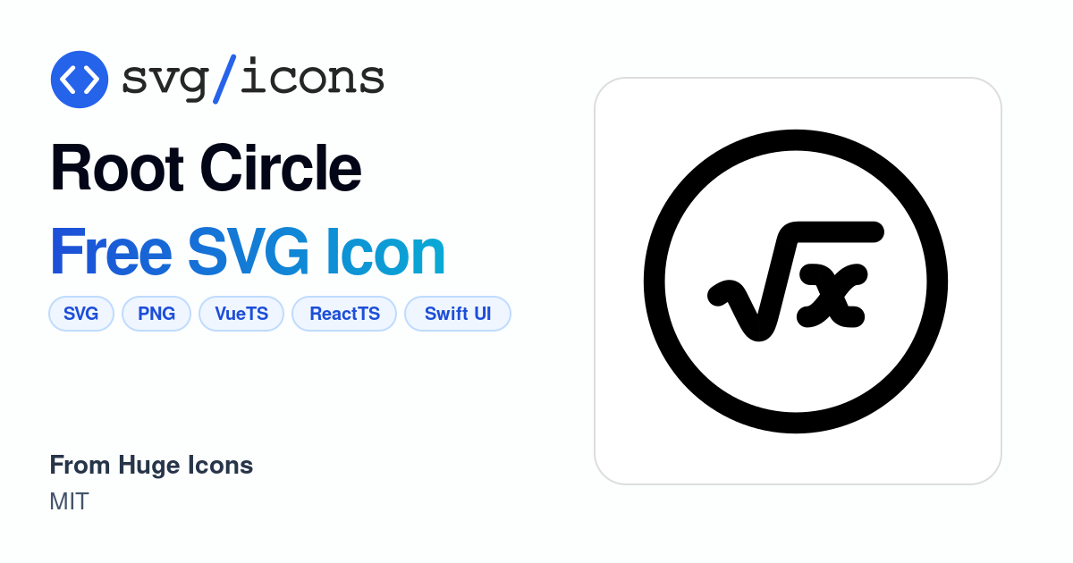 Root-circle SVG Icon - Free Root-circle PNG & SVG Download