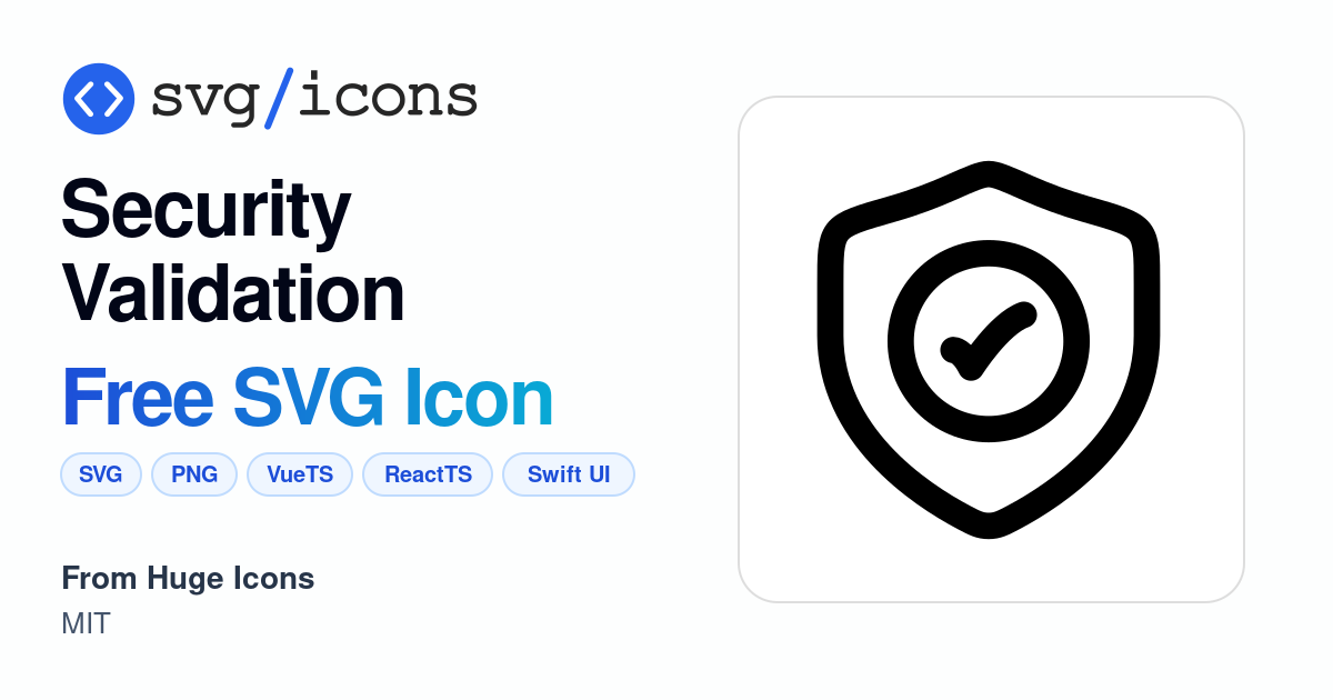 Security-validation SVG Icon - Free Security-validation PNG & SVG Download