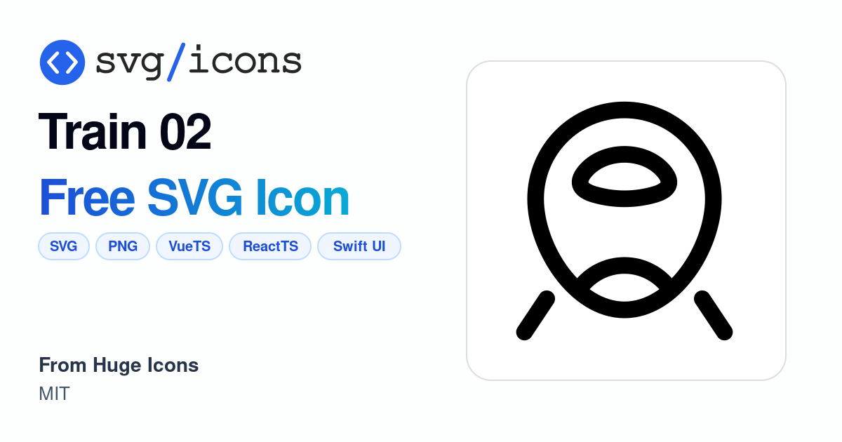 Train-02 SVG Icon - Free Train-02 PNG & SVG Download