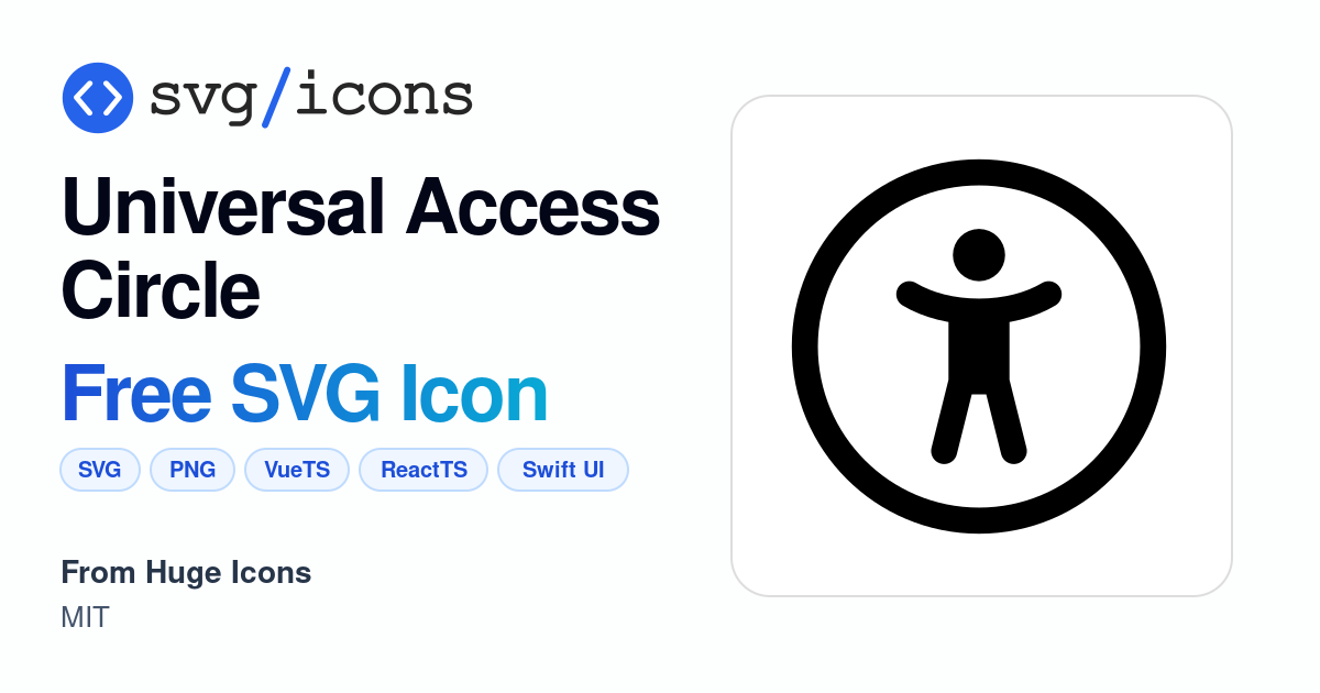 Universal-access-circle SVG Icon - Free Universal-access-circle PNG ...