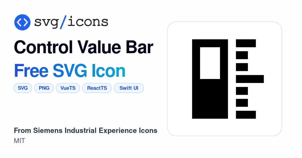 Control-value-bar SVG Icon - Free Control-value-bar PNG & SVG Download