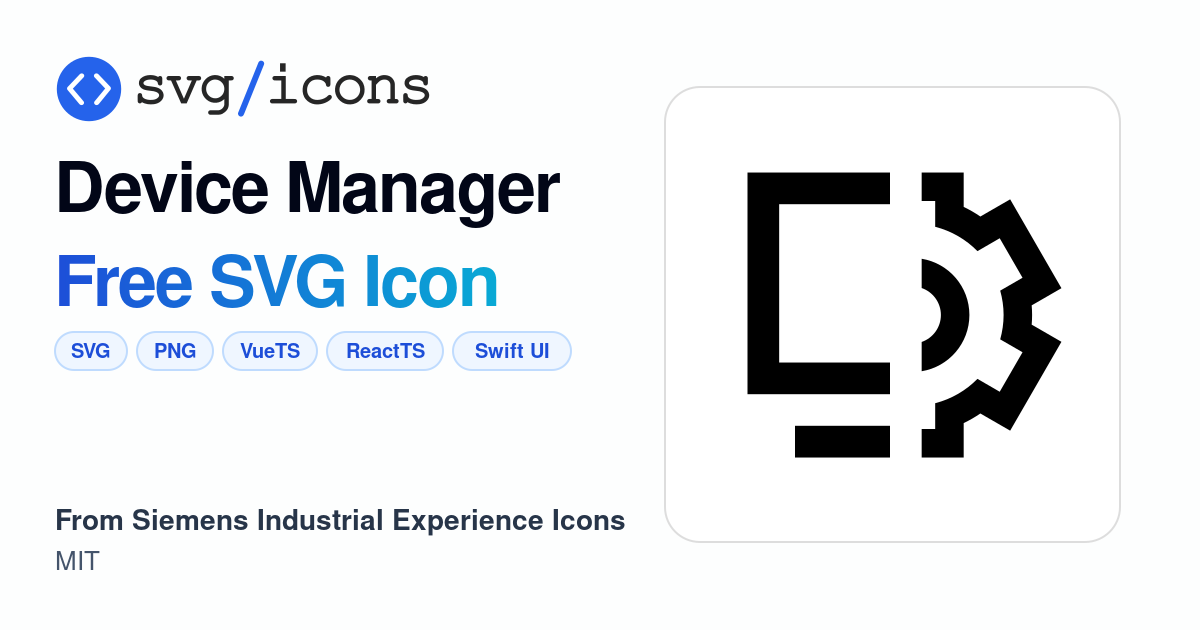 Device-manager SVG Icon - Free Device-manager PNG & SVG Download