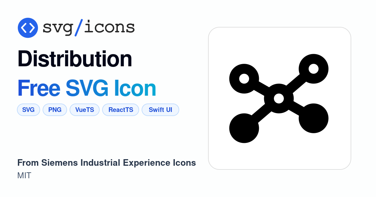 Distribution SVG Icon - Free Distribution PNG & SVG Download