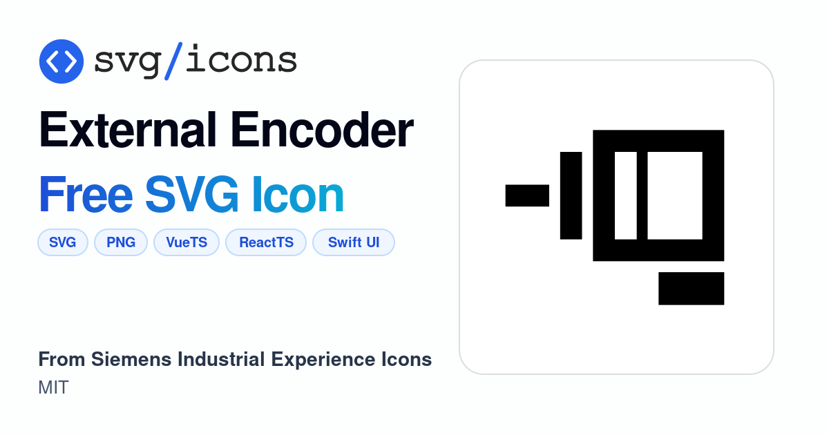 External-encoder SVG Icon - Free External-encoder PNG & SVG Download