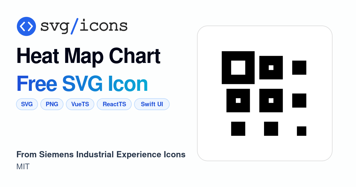Heat-map-chart SVG Icon - Free Heat-map-chart PNG & SVG Download