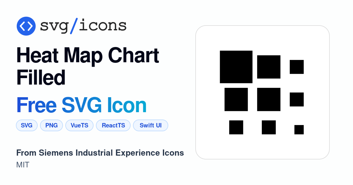 Heat-map-chart-filled SVG Icon - Free Heat-map-chart-filled PNG & SVG ...