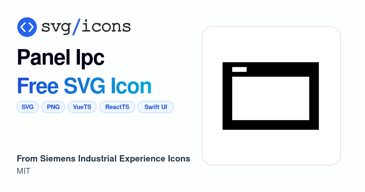 Panel-ipc SVG Icon - Free Panel-ipc PNG & SVG Download