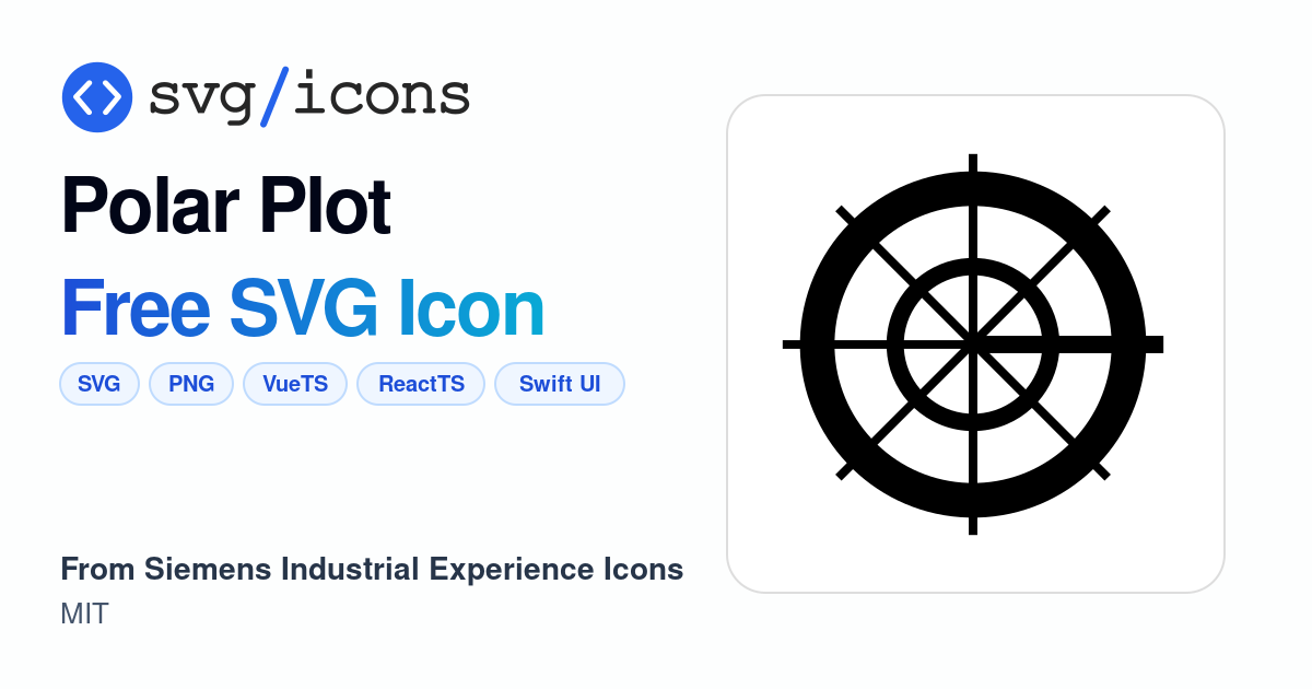 Polar-plot SVG Icon - Free Polar-plot PNG & SVG Download