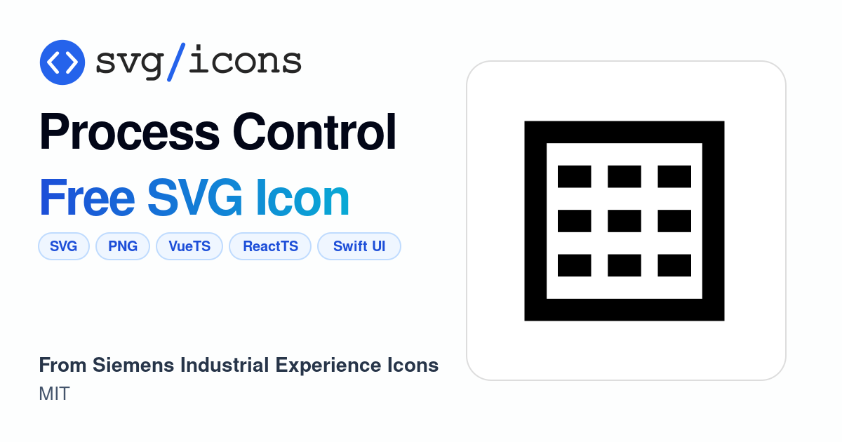 Process-control SVG Icon - Free Process-control PNG & SVG Download