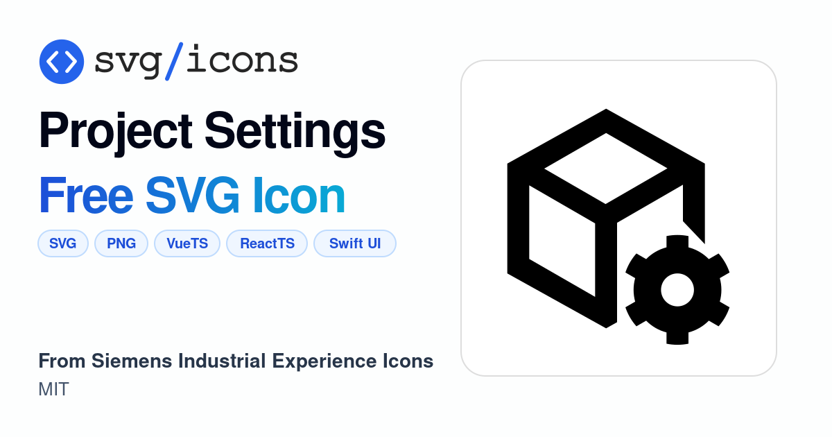 Project-settings SVG Icon - Free Project-settings PNG & SVG Download