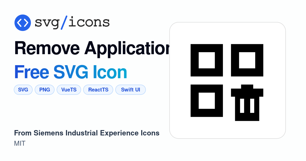 Remove-application SVG Icon - Free Remove-application PNG & SVG Download
