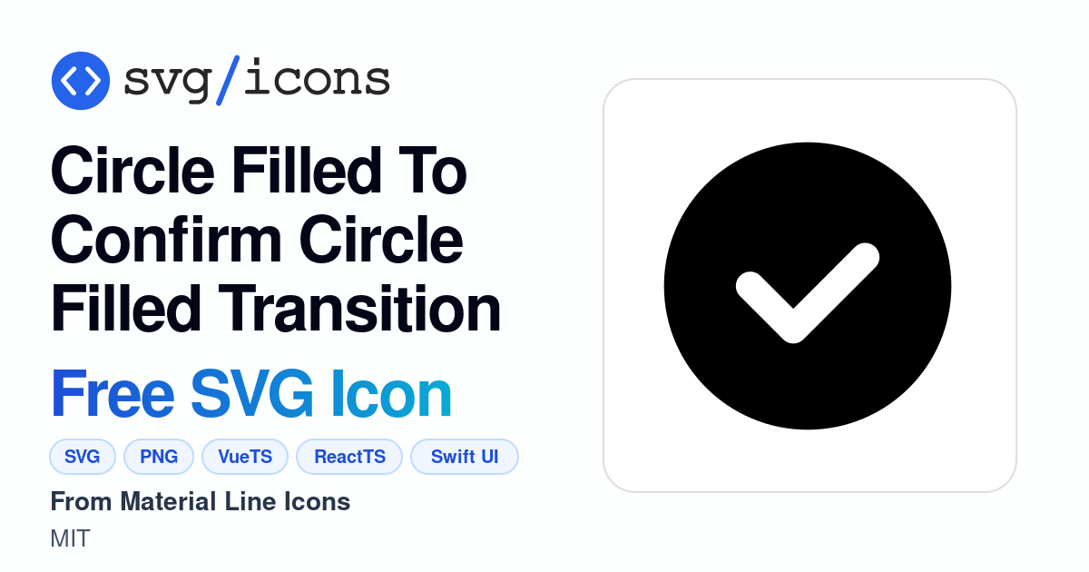 Circle-filled-to-confirm-circle-filled-transition SVG Icon - Free ...
