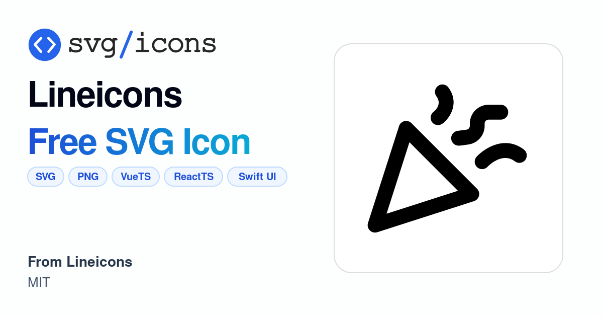 Lineicons SVG Icon - Free Lineicons PNG & SVG Download