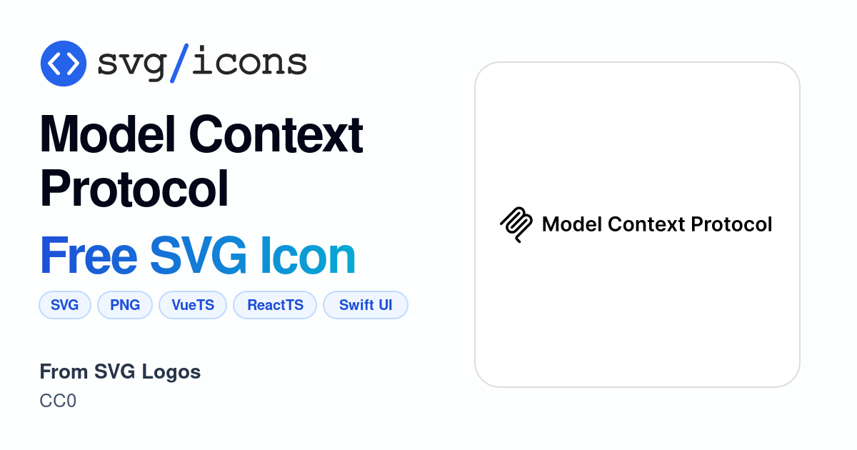 Model-context-protocol SVG Icon - Free Model-context-protocol PNG & SVG ...