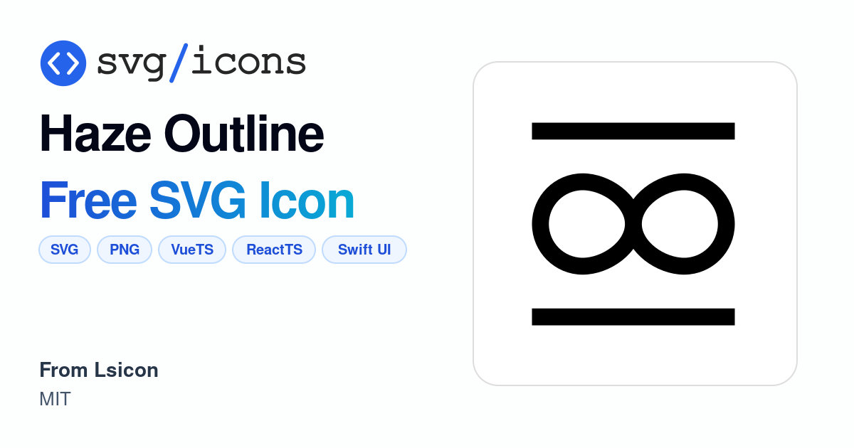 Haze-outline SVG Icon - Free Haze-outline PNG & SVG Download