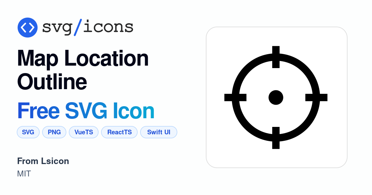 Map-location-outline SVG Icon - Free Map-location-outline PNG & SVG ...