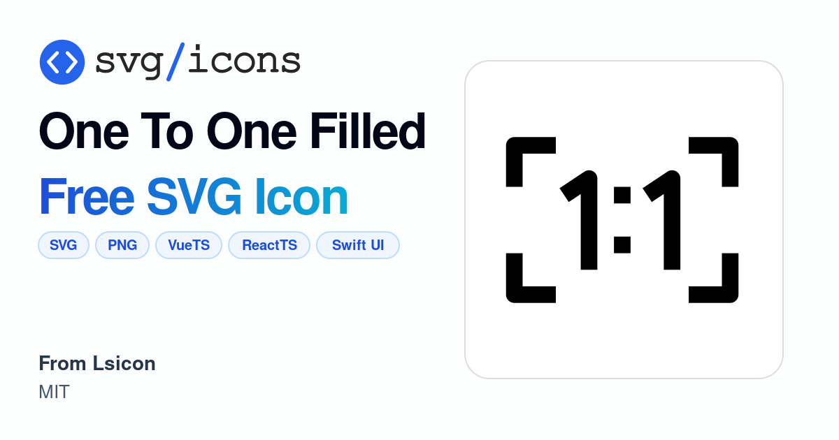 One-to-one-filled SVG Icon - Free One-to-one-filled PNG & SVG Download