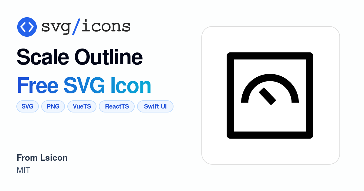 Scale-outline SVG Icon - Free Scale-outline PNG & SVG Download