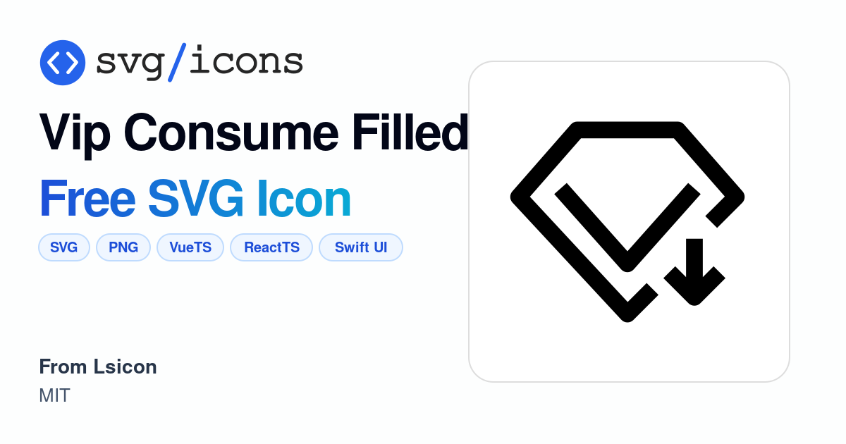 Vip-consume-filled SVG Icon - Free Vip-consume-filled PNG & SVG Download