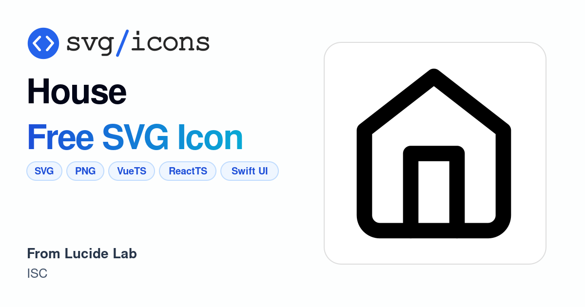 House SVG Icon - Free House PNG & SVG Download