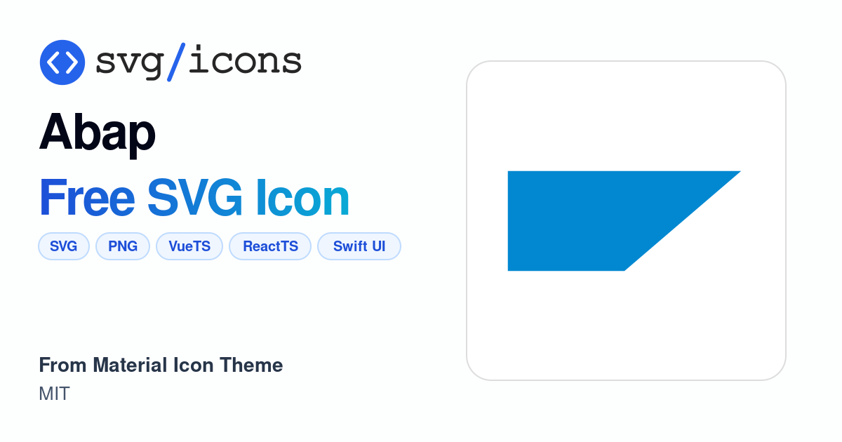 Abap SVG Icon - Free Abap PNG & SVG Download