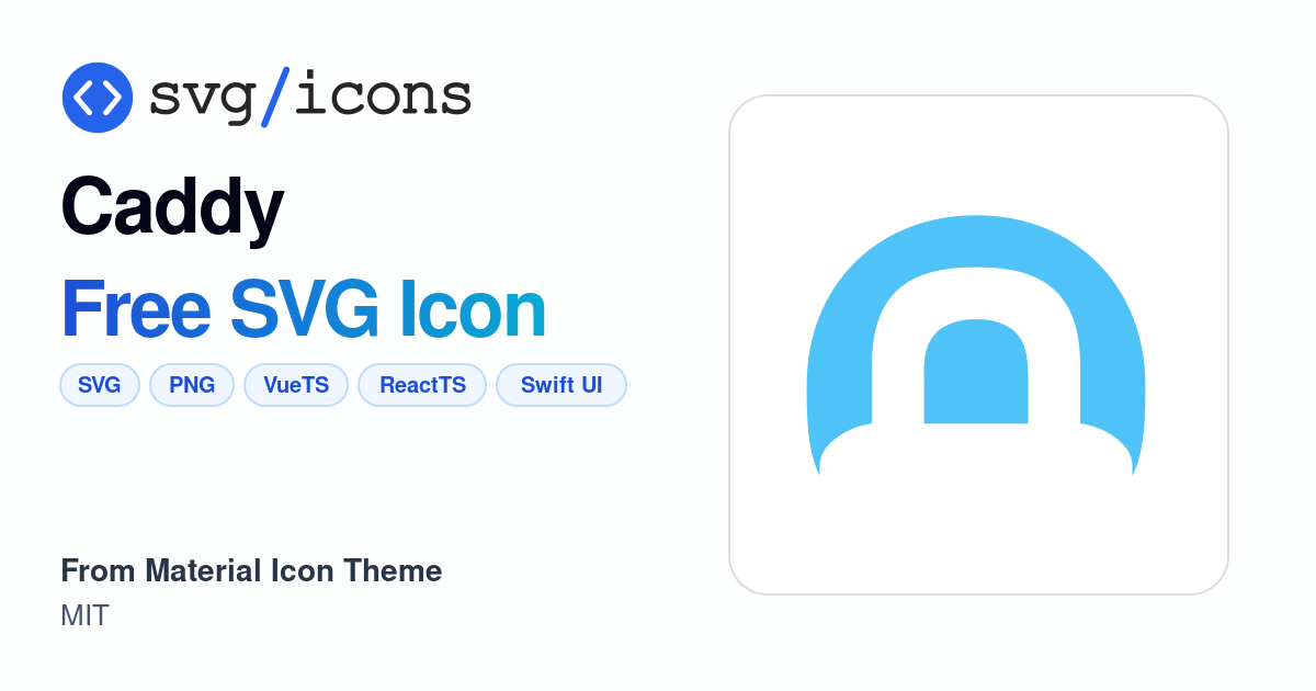 Caddy SVG Icon - Free Caddy PNG & SVG Download
