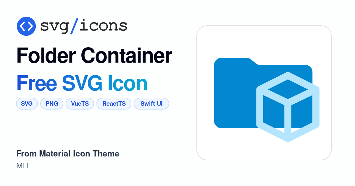 Folder-container SVG Icon - Free Folder-container PNG & SVG Download