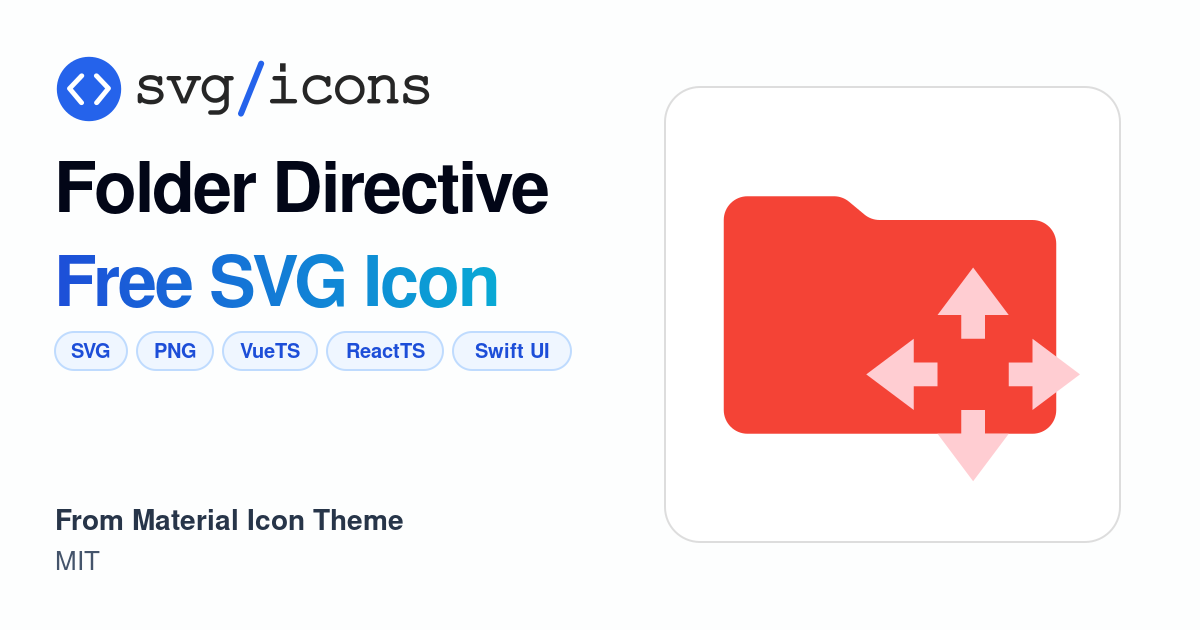 Folder-directive SVG Icon - Free Folder-directive PNG & SVG Download