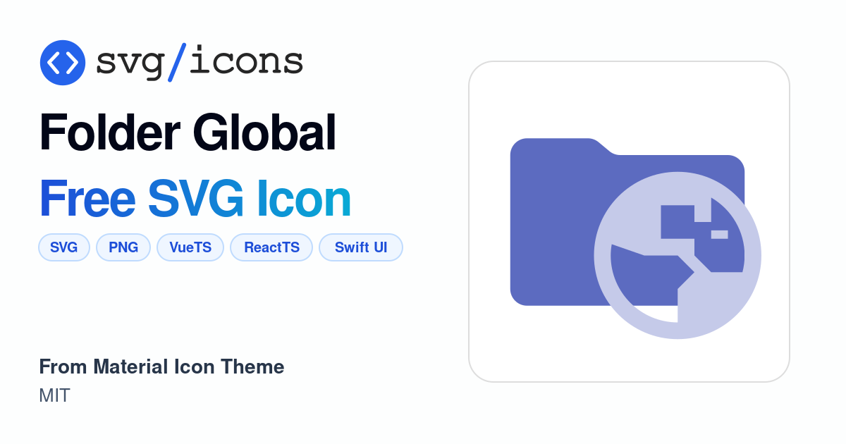 Folder-global SVG Icon - Free Folder-global PNG & SVG Download