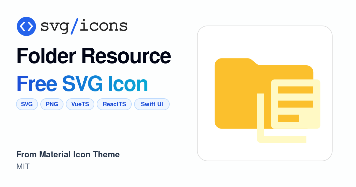 Folder-resource SVG Icon - Free Folder-resource PNG & SVG Download