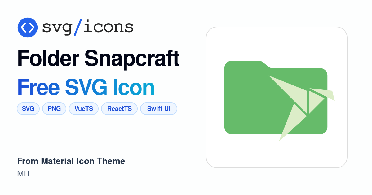 Folder-snapcraft SVG Icon - Free Folder-snapcraft PNG & SVG Download
