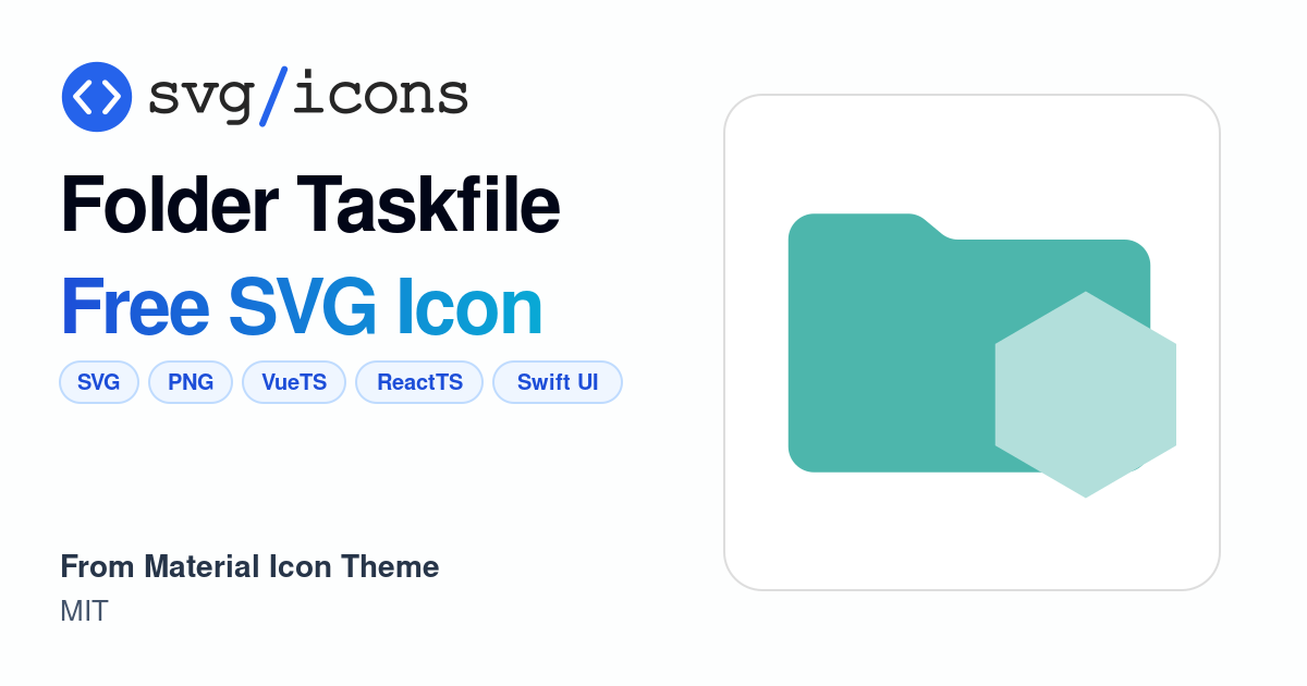 Folder-taskfile SVG Icon - Free Folder-taskfile PNG & SVG Download