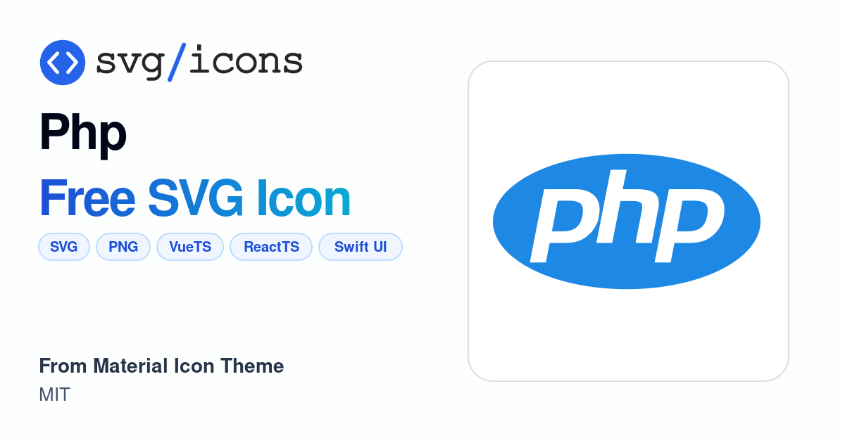 Php SVG Icon - Free Php PNG & SVG Download
