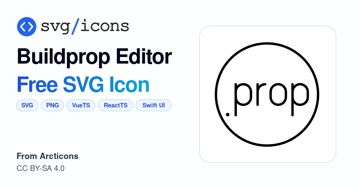 Buildprop-editor SVG Icon - Free Buildprop-editor PNG & SVG Download