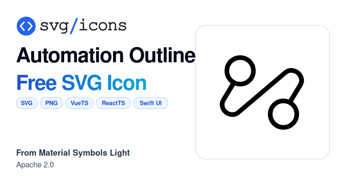 Automation-outline SVG Icon - Free Automation-outline PNG & SVG Download