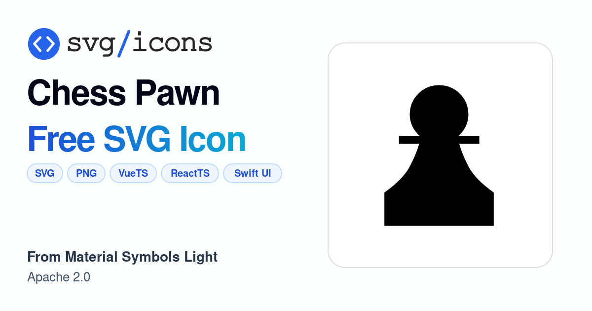 Chess-pawn SVG Icon - Free Chess-pawn PNG & SVG Download