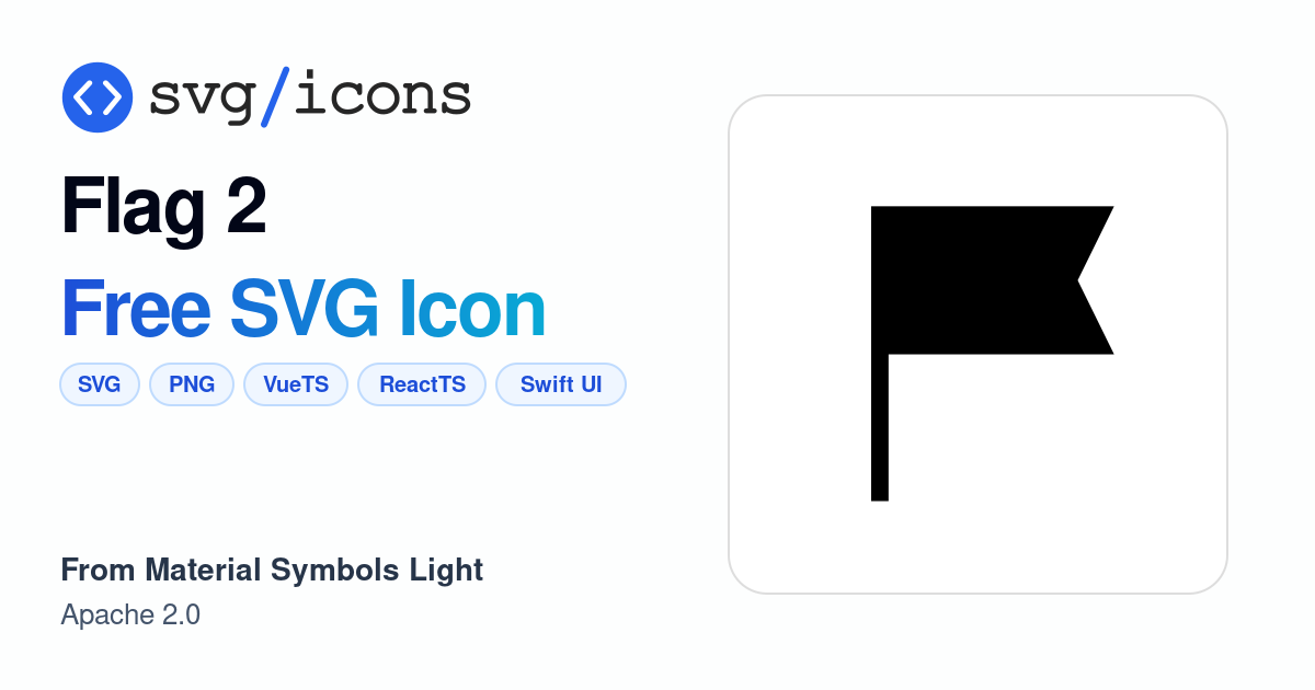 Flag-2 SVG Icon - Free Flag-2 PNG & SVG Download