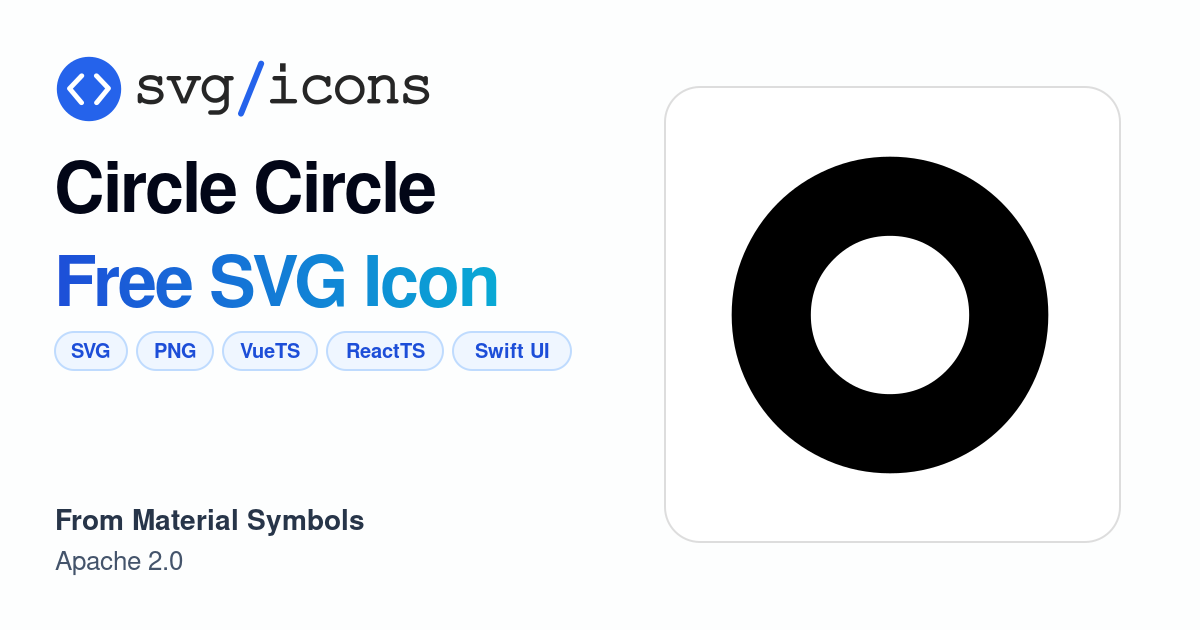 Circle-circle SVG Icon - Free Circle-circle PNG & SVG Download