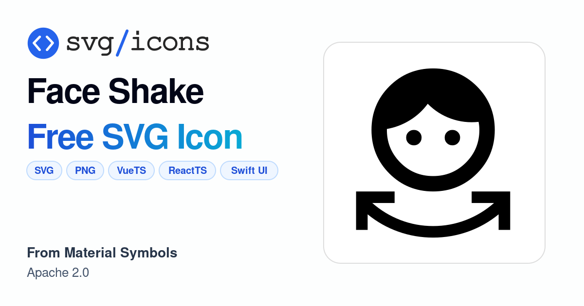 Face-shake SVG Icon - Free Face-shake PNG & SVG Download