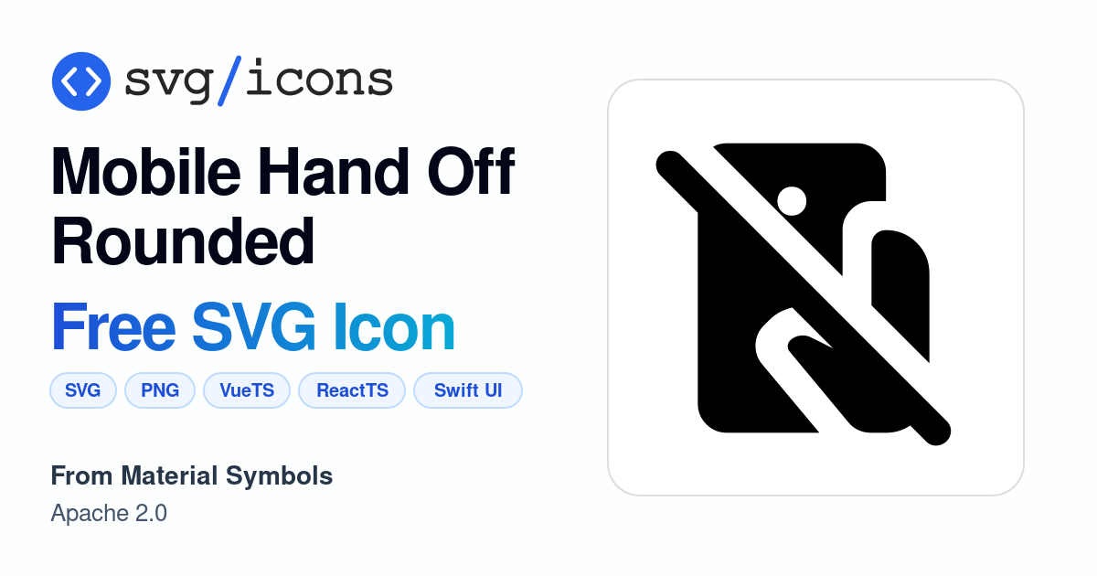 Mobile-hand-off-rounded SVG Icon - Free Mobile-hand-off-rounded PNG ...