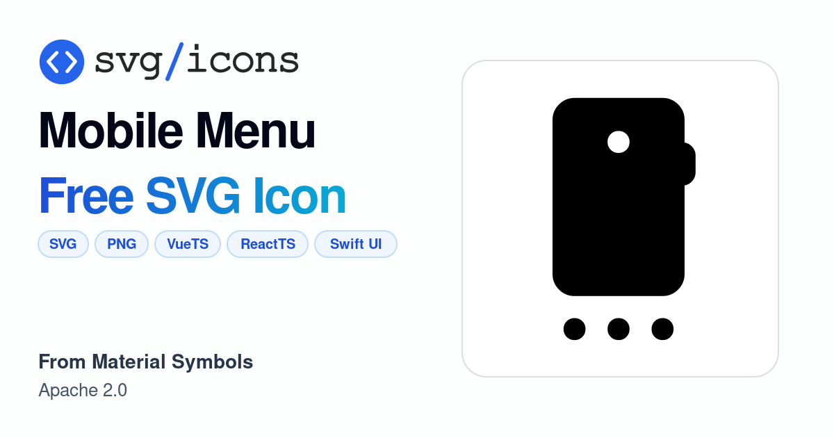 Mobile-menu SVG Icon - Free Mobile-menu PNG & SVG Download