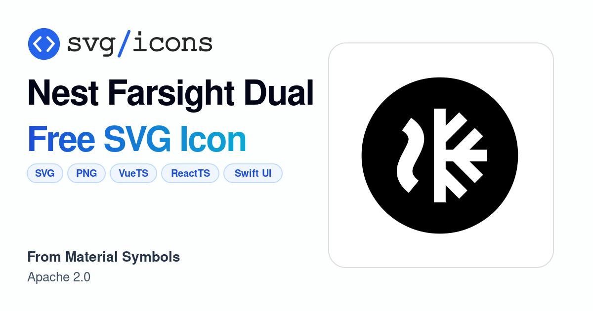 Nest-farsight-dual SVG Icon - Free Nest-farsight-dual PNG & SVG Download