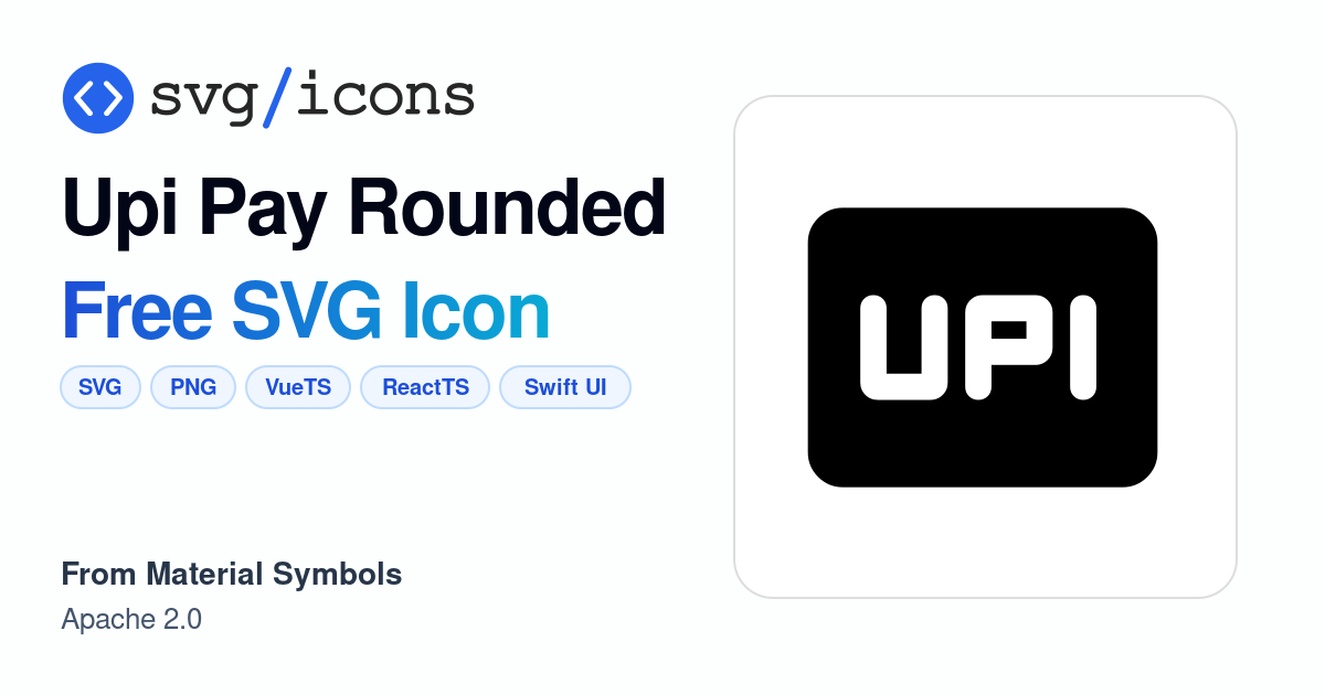 Upi-pay-rounded SVG Icon - Free Upi-pay-rounded PNG & SVG Download