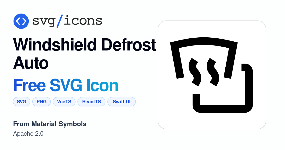Windshield-defrost-auto SVG Icon - Free Windshield-defrost-auto PNG ...