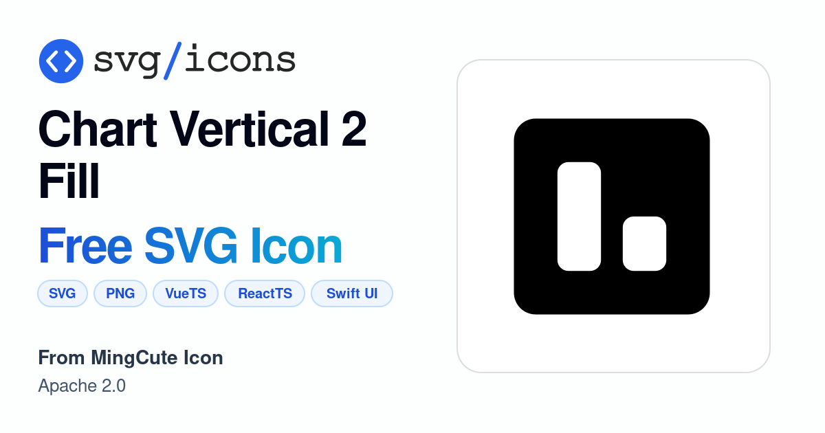 Chart-vertical-2-fill SVG Icon - Free Chart-vertical-2-fill PNG & SVG ...